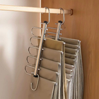 Stainless Steel Pants Hanger - Maximize Closet Space & Easy Access 7
