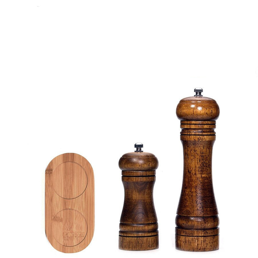 Stainless Steel Salt and Pepper Mill - Adjustable Grinders for Fresh Spices 10