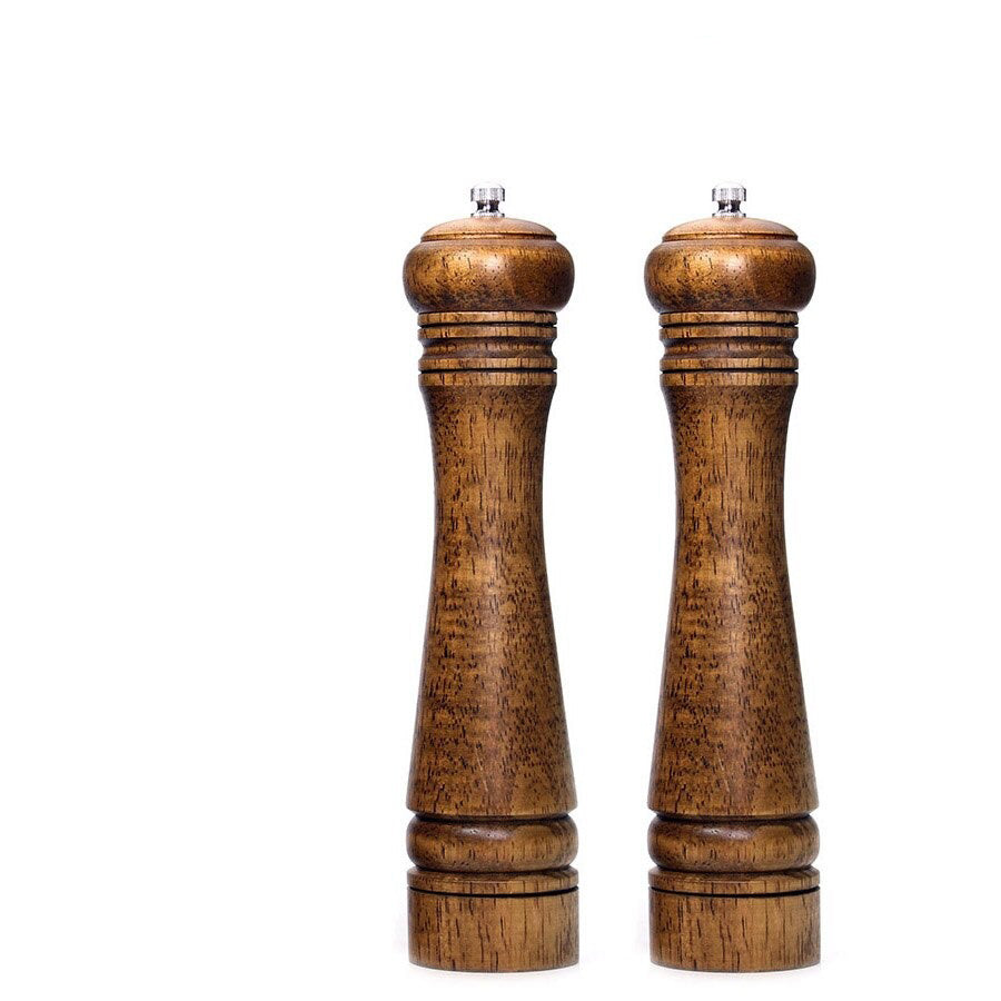 Stainless Steel Salt and Pepper Mill - Adjustable Grinders for Fresh Spices 17
