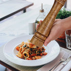Stainless Steel Salt and Pepper Mill - Adjustable Grinders for Fresh Spices 4