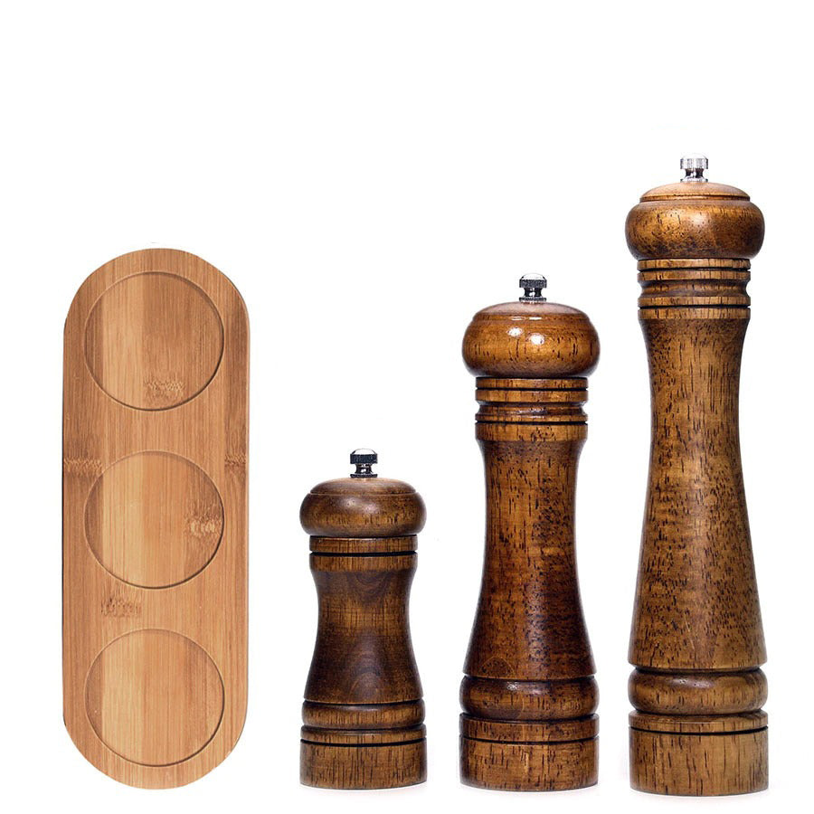 Stainless Steel Salt and Pepper Mill - Adjustable Grinders for Fresh Spices 9