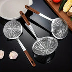 Stainless Steel Strainer Ladle - Durable, Ergonomic & Fine Mesh Design 1