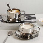 Steel Coffee Set - Elegant Design with Double-Walled Insulation 1