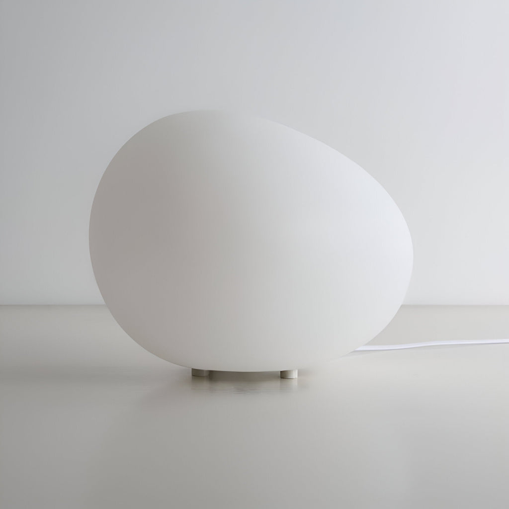 Stone-Shaped LED Table Lamp - Adjustable 3-Color Light for Bedside & Desk 4