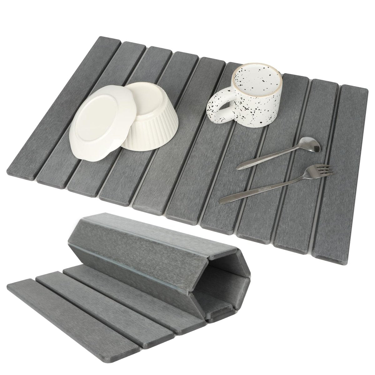Stone Bath Mat - Quick-Drying, Antibacterial Bathroom Mats for Hygiene 10