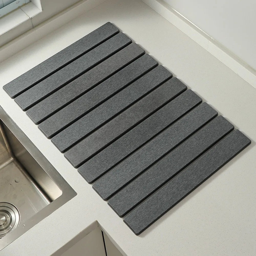 Stone Bath Mat - Quick-Drying, Antibacterial Bathroom Mats for Hygiene 8