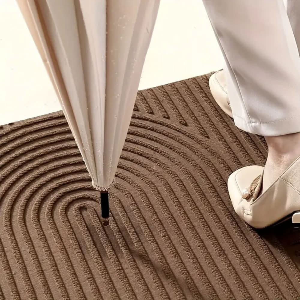 Absorbent Curved Doormat Ð Stylish Non-Slip Front Door Mat for Indoor & Outdoor Use 8