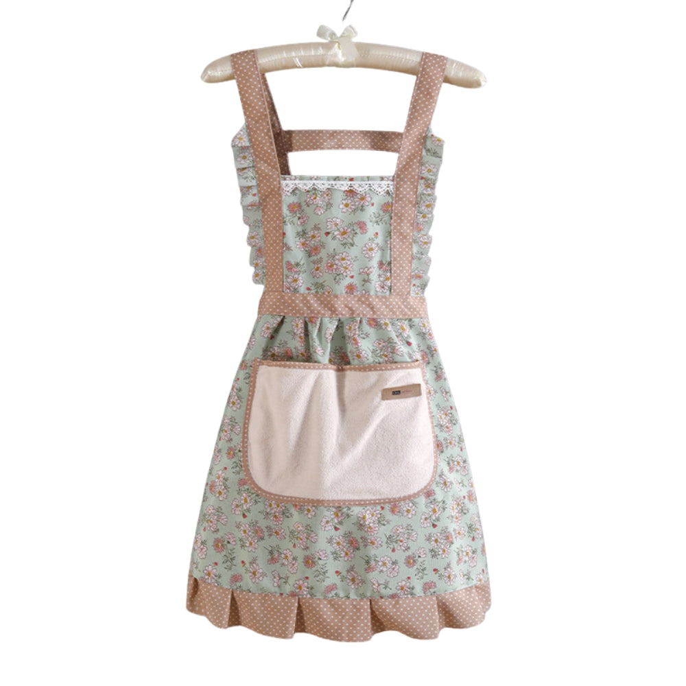 Sweet Flora Kitchen Apron - Durable, Waterproof, Adjustable Fit for Women 2