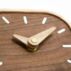 Table Clock - Handmade Black Walnut, Silent Desk Clock for Modern Decor 2