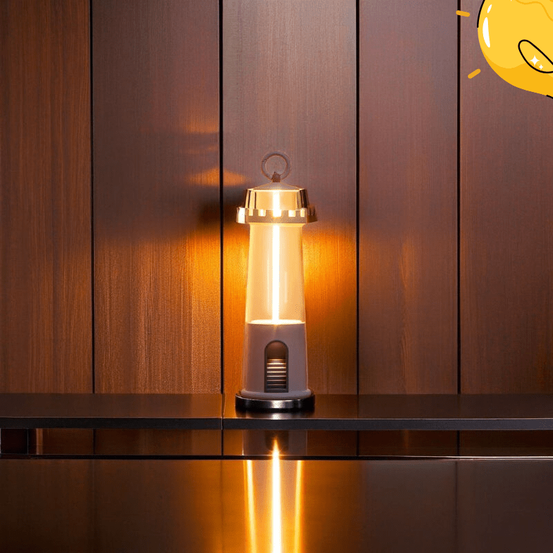 Table Lamp - Wireless Light & Bluetooth Speaker, Portable Design 0