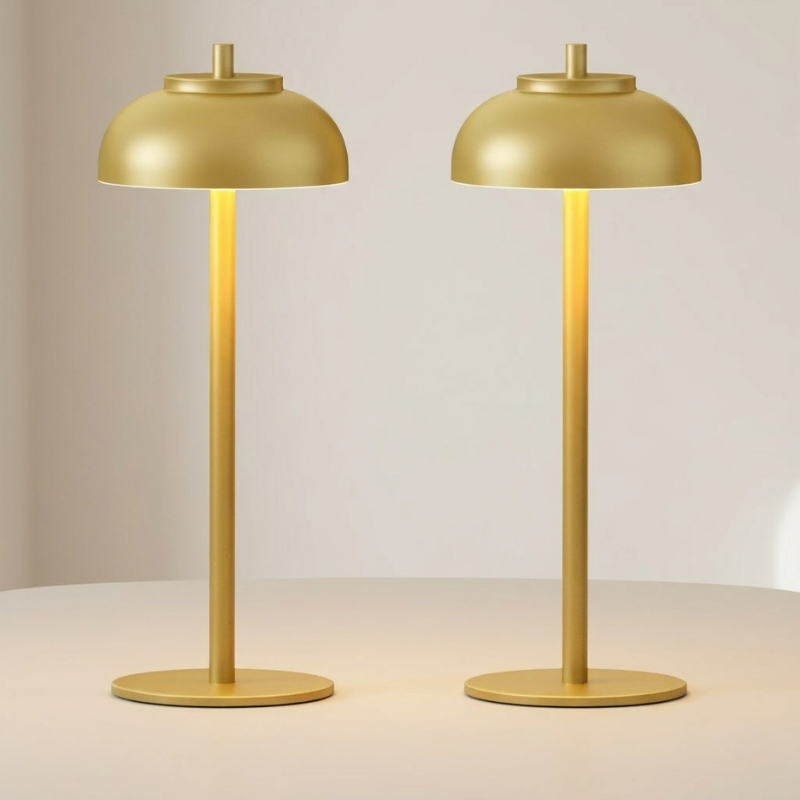 Table Lamp LED Cordless Aluminum Touch Control 2000mAh Rechargeable Battery 00