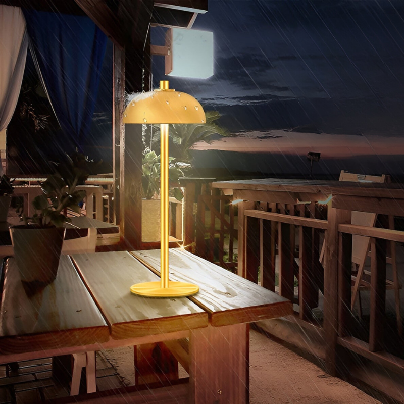 Table Lamp LED Cordless Aluminum Touch Control 2000mAh Rechargeable Battery 06