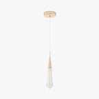 Teardrop Pendant Light - Elegant Glass Design for Kitchen & Living Rooms 1