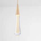 Teardrop Pendant Light - Elegant Glass Design for Kitchen & Living Rooms 3