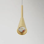 Teardrop Pendant Light - Elegant Glass Design for Kitchen & Living Rooms 6