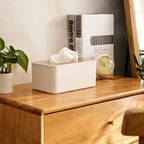 Tissue Box Cover - Minimalist Bamboo Design for Modern Spaces 3