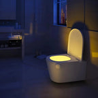 Toilet Night Light with Motion Sensor – 8 Color LED Bathroom Light, Easy Installation, Battery-Powered, Energy-Efficient 0