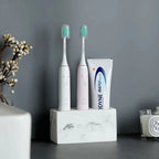 Toothbrush Holder - Durable Resin, Modern Design for Bathroom 4