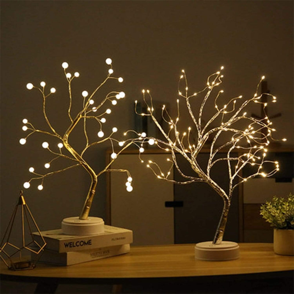 Tree of Light LED Table Lamp - Unique Design for Cozy Ambiance 1