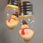 Christmas LED String Lights with 10 Decorative Figures, USB Powered, Warm White 7