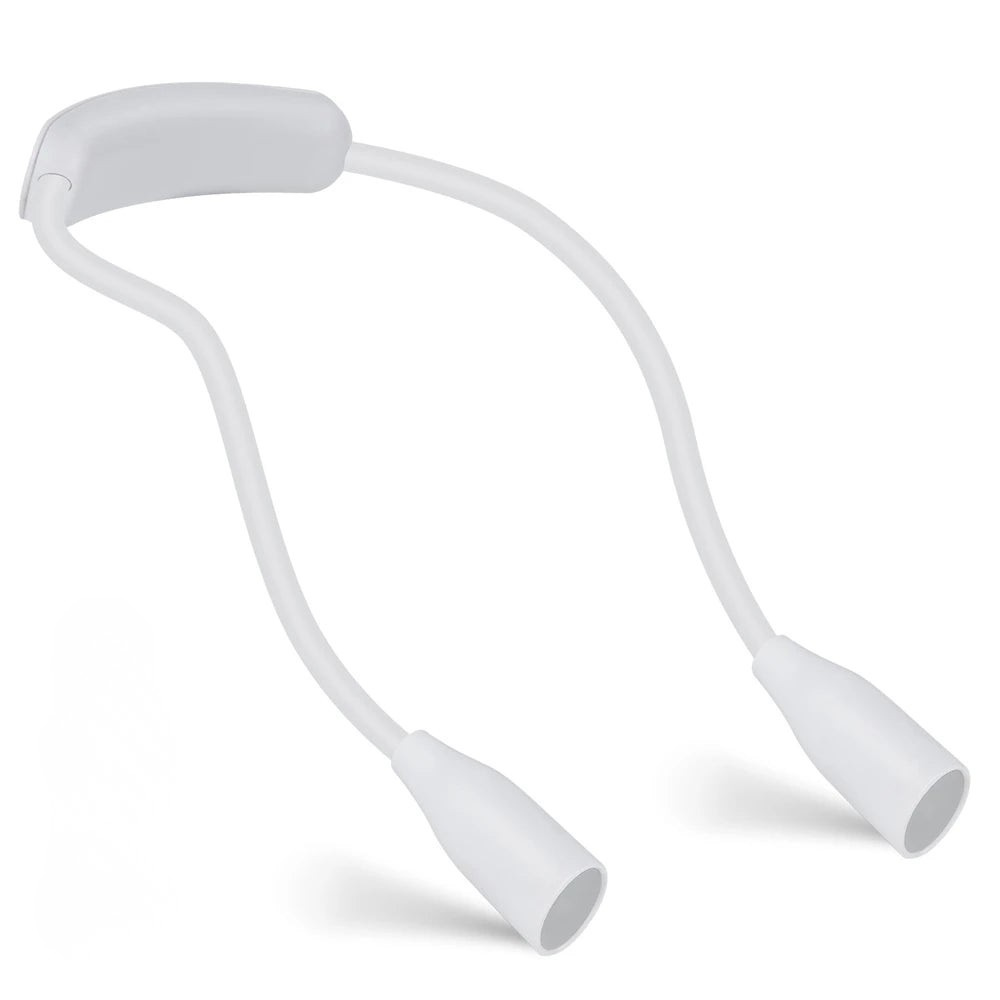 USB Rechargeable LED Neck Lamp with 3 Light Colors and Dimmable Brightness – Flexible Lightweight Design for Reading and Outdoor Use 0