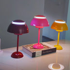 USB Touch Mushroom Table Lamp - Dimmable Tri-Color Lighting for Bedside & Desk 0