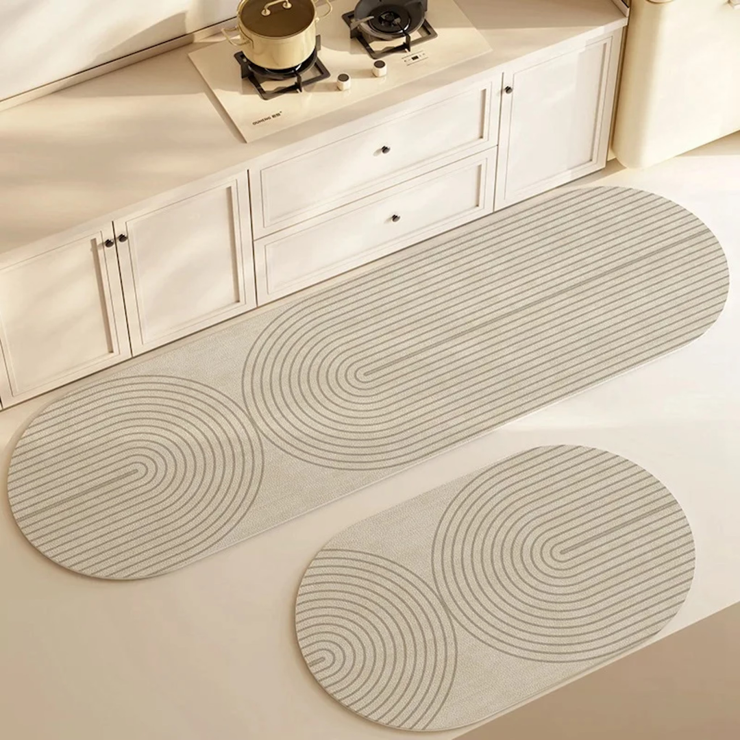 Ultra-Absorbent Anti-Slip Kitchen Floor Mat Ð Striped Design for Spill Protection 1