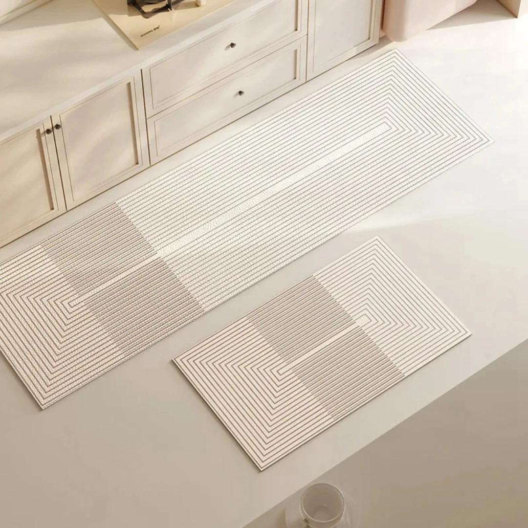 Ultra-Absorbent Anti-Slip Kitchen Floor Mat Ð Striped Design for Spill Protection 3
