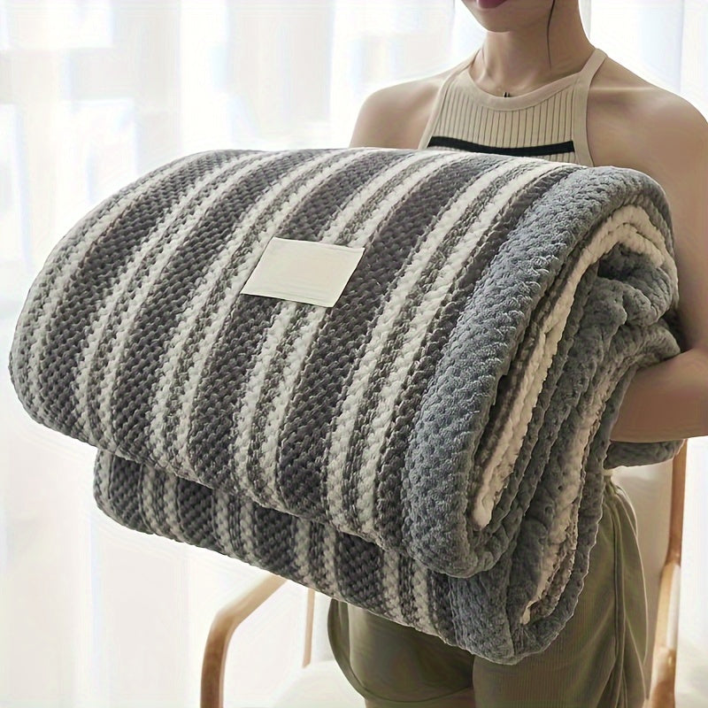 Ultra Soft Coral Fleece Throw Blanket for Bed and Sofa – Cozy, Versatile, Machine Washable, Multiple Sizes and Colors Available 3