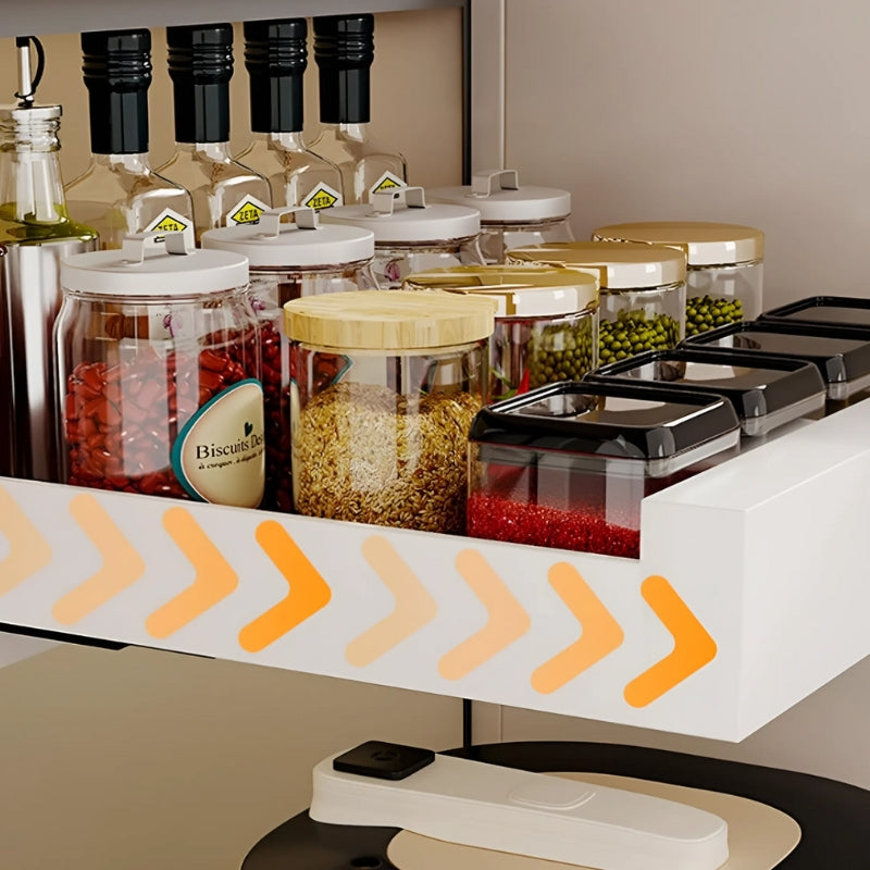 Under Sink Organizer for Kitchen – Adjustable Pantry Organization System with Smooth Pull-Out Design 1