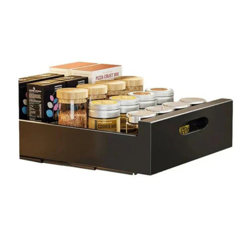 Under Sink Organizer for Kitchen – Adjustable Pantry Organization System with Smooth Pull-Out Design 7