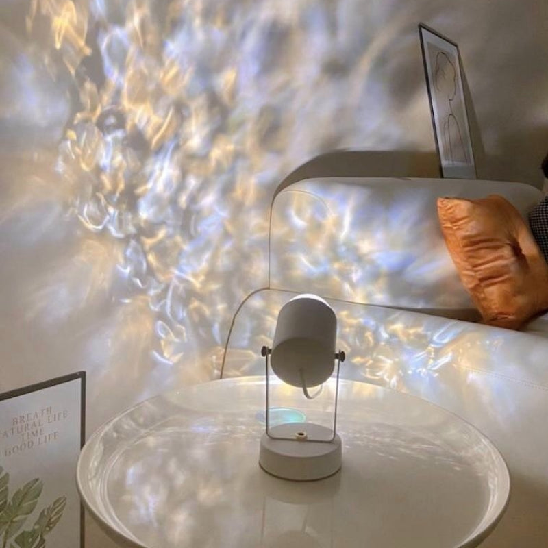 Underwater Ripple Effect Table Lamp - Dynamic Mood Lighting & Relaxation 1