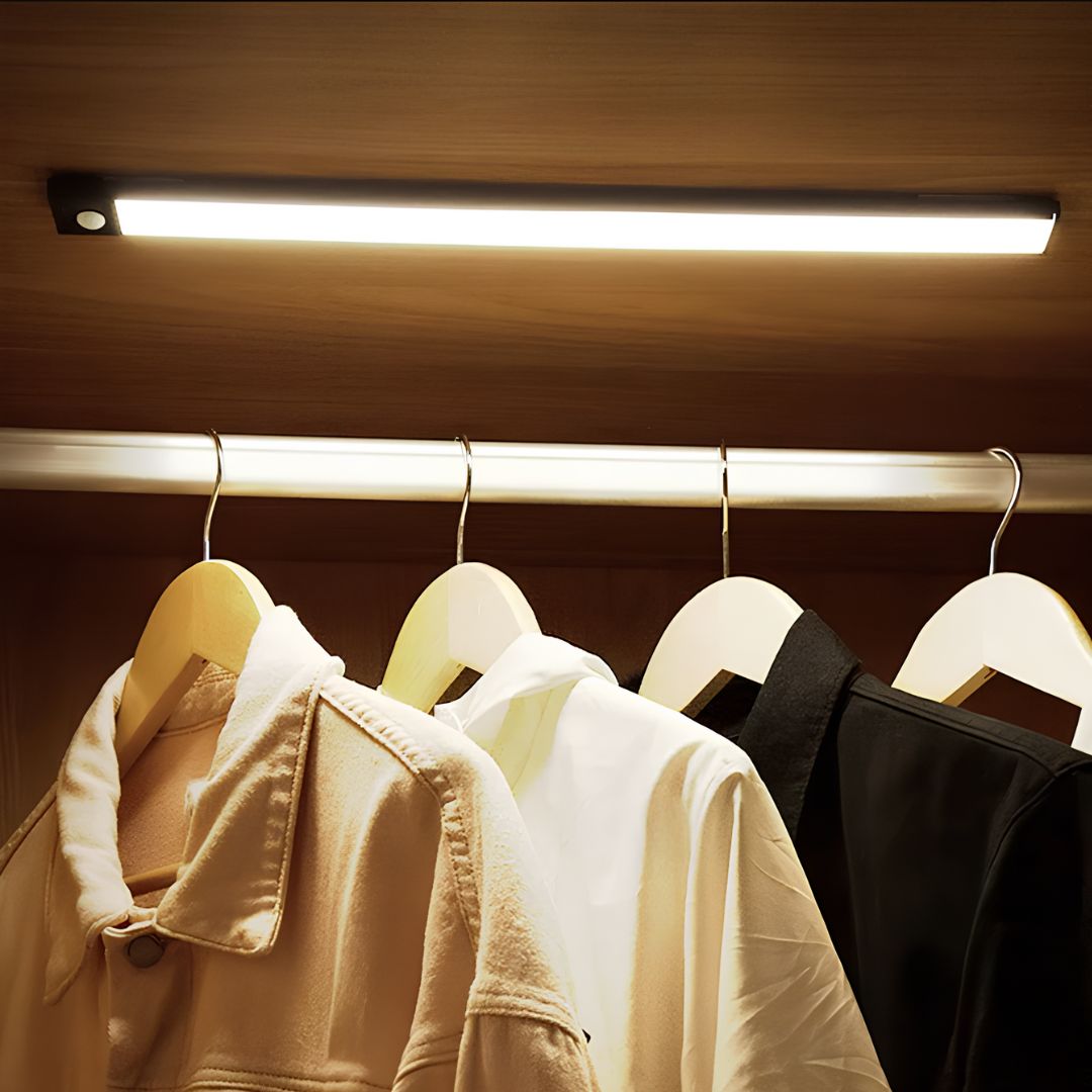 Rechargeable Motion Sensor LED Light – Wireless Stick-On Night Light for Hallways, Closets & Stairs 18