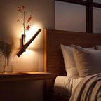 Vase Wall Sconce - Adjustable Illumination with Built-in Planter 2