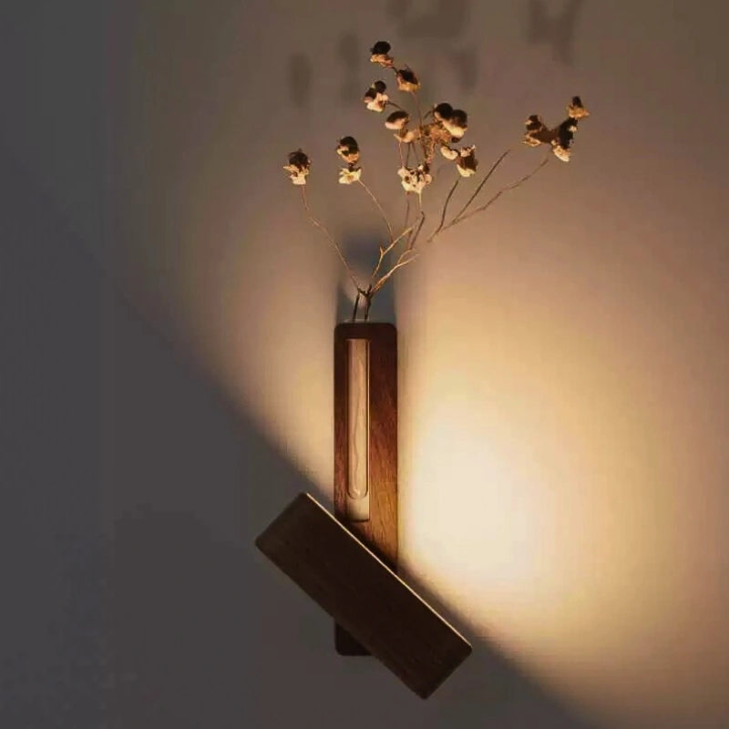 Vase Wall Sconce - Adjustable Illumination with Built-in Planter 6
