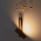 Vase Wall Sconce - Adjustable Illumination with Built-in Planter 6