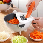 Vegetable Slicer - 5-in-1 Multifunctional Cutter for Quick Prep 0