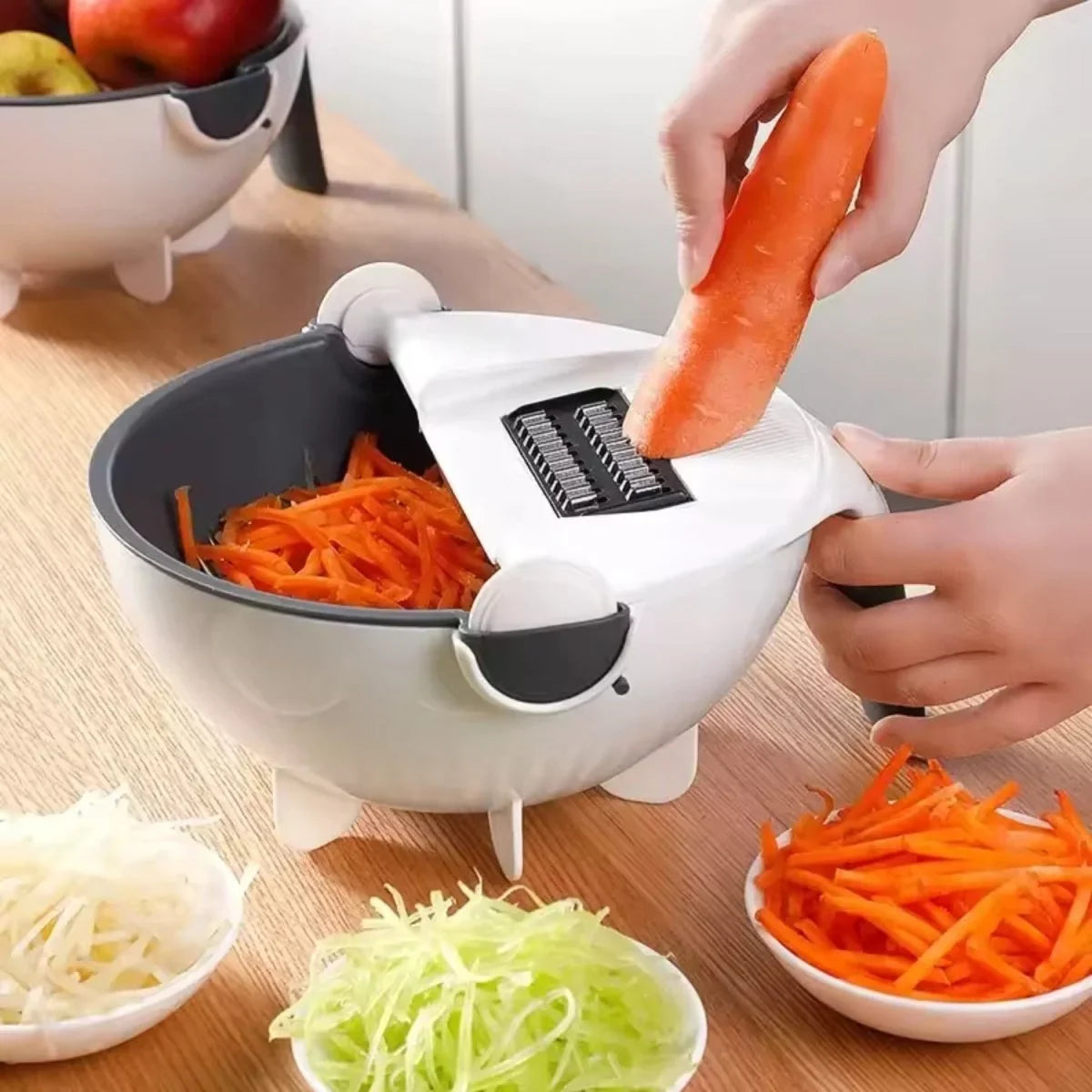 Vegetable Slicer - 5-in-1 Multifunctional Cutter for Quick Prep 0