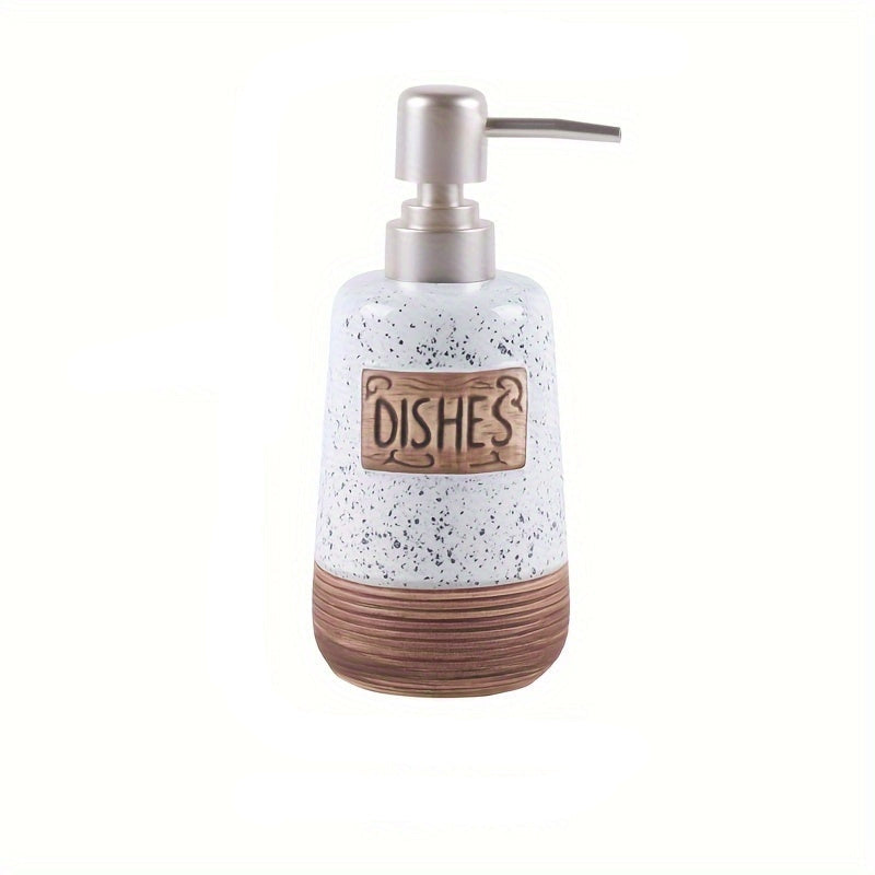 Vintage Ceramic Soap Dispenser - 420ml Capacity for Kitchen & Bathroom 7