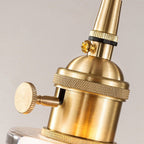 Vintage Glass LED Wall Sconce – Elegant Decorative Wall Lamp with E26/E27 Socket for Indoor Lighting 6