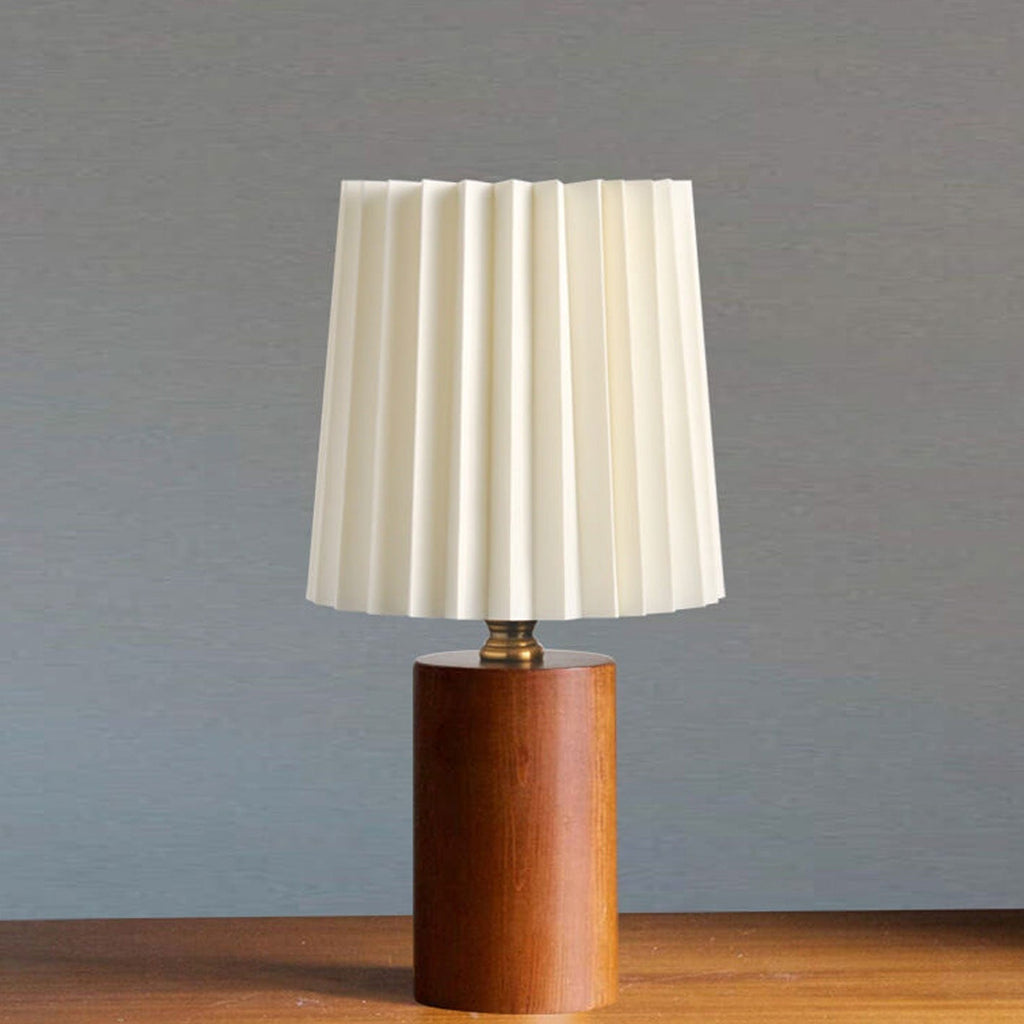 Vintage Korean Table Lamp - Elegant Design for Bedroom or Desk 0