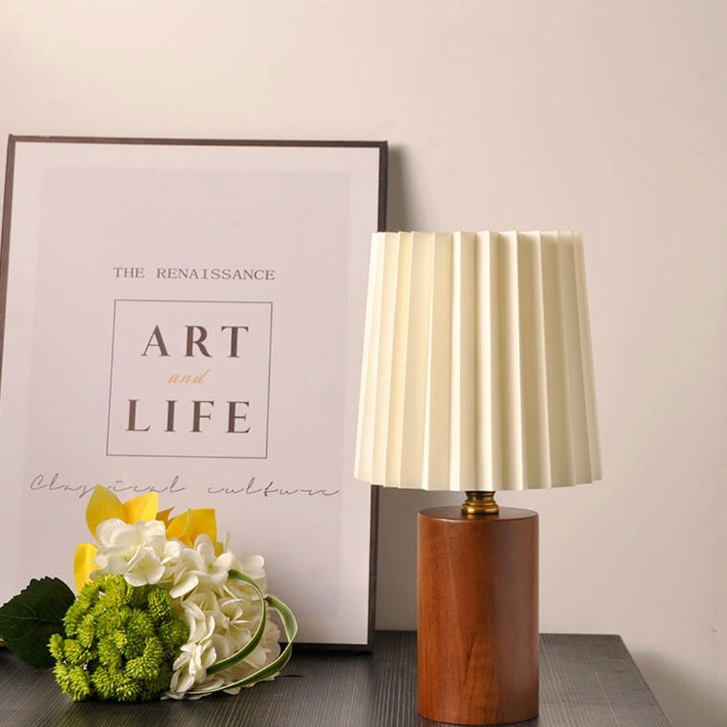 Vintage Korean Table Lamp - Elegant Design for Bedroom or Desk 2