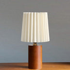 Vintage Korean Table Lamp - Warm LED Light for Bedroom & Desk 0