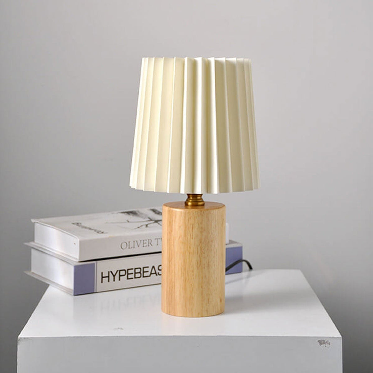 Vintage Korean Table Lamp - Warm LED Light for Bedroom & Desk 1