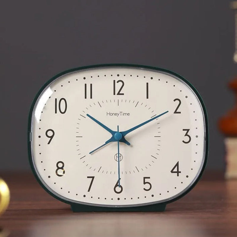 Vintage Table Clock - Silent Movement for Bedroom & Office Decor 6