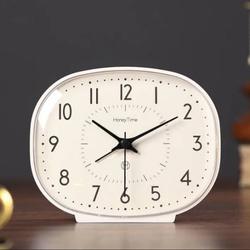 Vintage Table Clock - Silent Movement for Bedroom & Office Decor 7