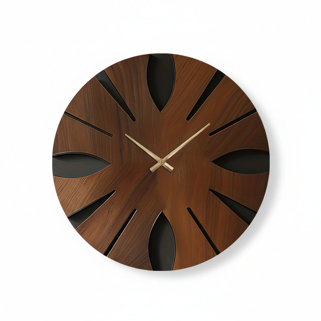 Vintage Wall Clock Decor - Silent Quartz Movement & Durable MDF Design 10
