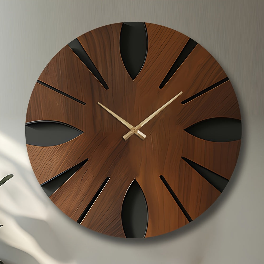 Vintage Wall Clock Decor - Silent Quartz Movement & Durable MDF Design 2