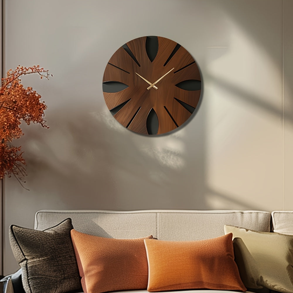 Vintage Wall Clock Decor - Silent Quartz Movement & Durable MDF Design 6