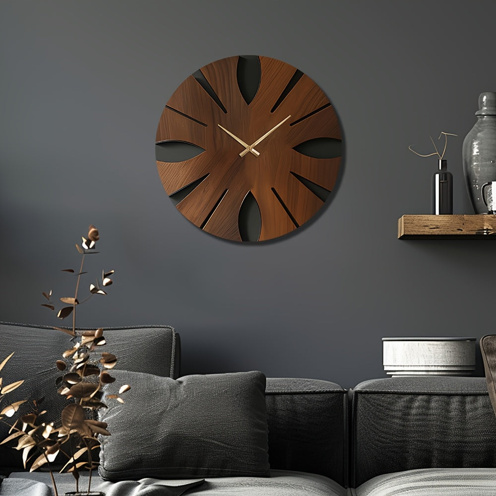 Vintage Wall Clock Decor - Silent Quartz Movement & Durable MDF Design 8